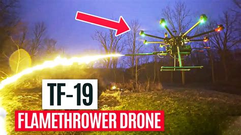 Flamethrower Drone Regulations