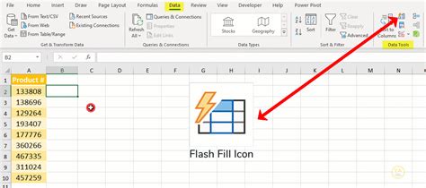 Example of Using Flash Fill in Excel