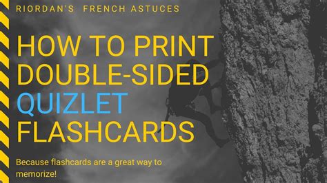 Best Practices for Printing Flashcards