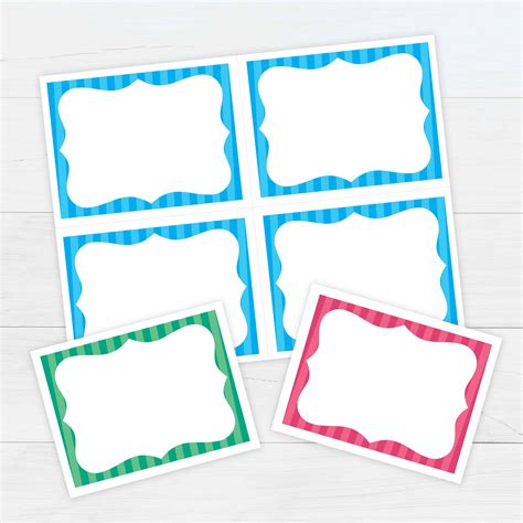 Flashcard template design