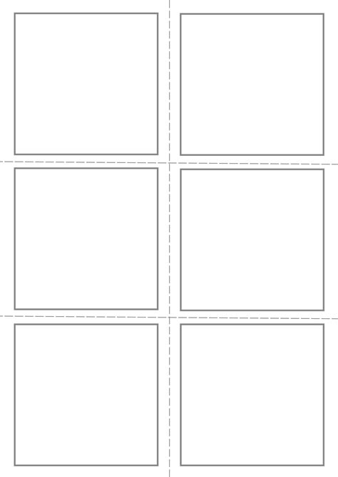 Flashcard Template with Grid