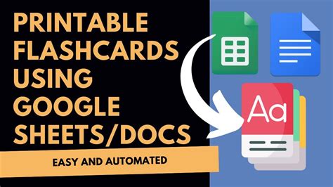 Flashcards in Google Docs