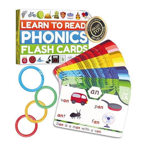 Colorful flashcards on a table