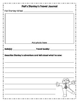 Flat Stanley journal page