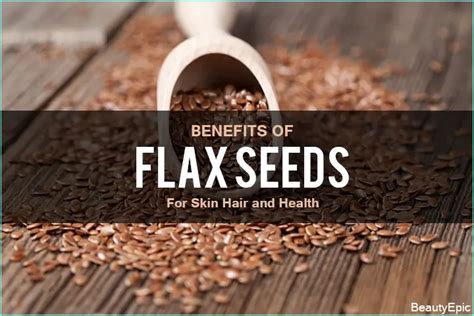 Flaxseed for skin health