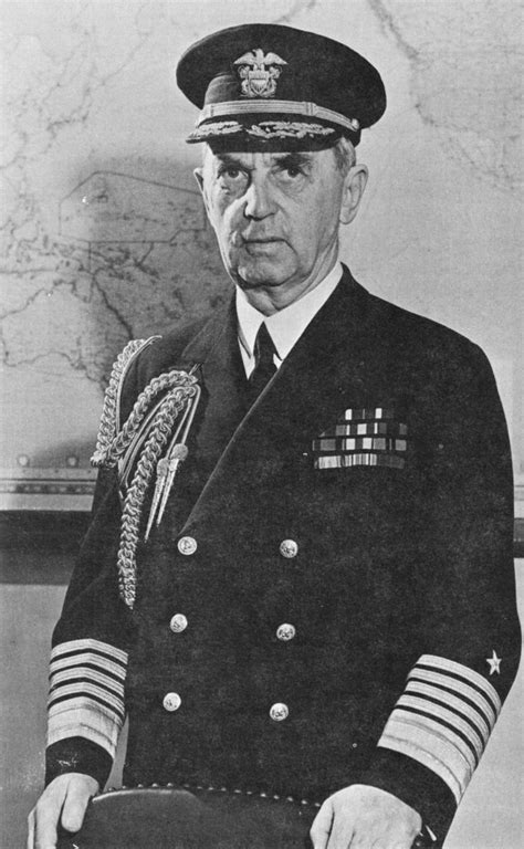 A US Navy Fleet Admiral in full uniform