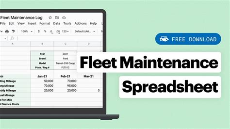 Fleet Maintenance Database Template