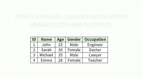 Flexibility Template