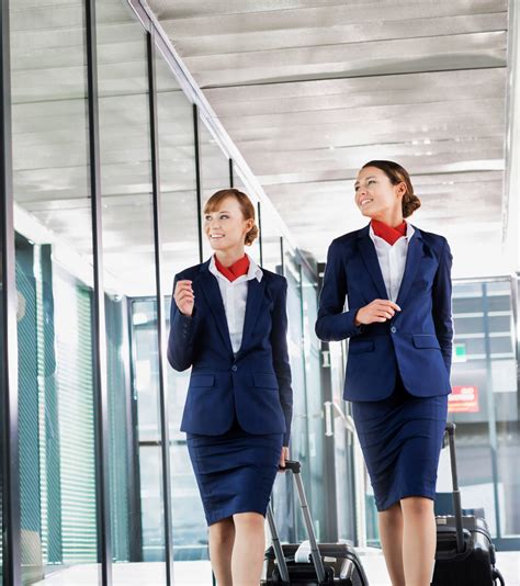 Flight attendants undergoing training