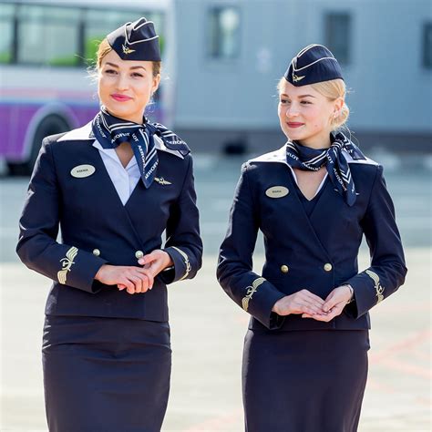 Flight attendant uniforms