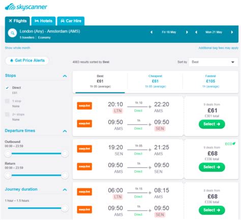 Flight comparison websites can help you find the best flights to Sweden.