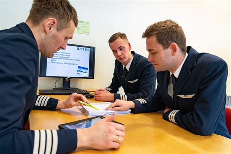 Flight crew preparing for a safe flight