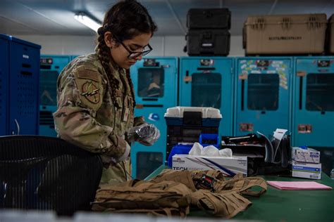 Person preparing for flight