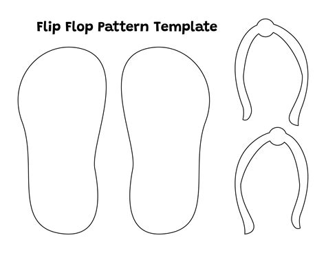 Flip Flop Printable Template 1