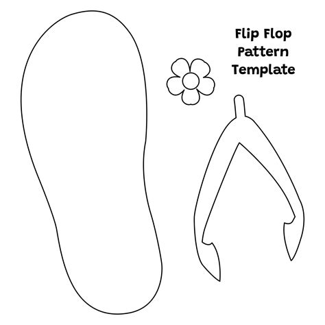 Flip Flop Printable Template 3