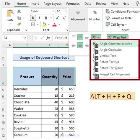 Flipping Text in Excel