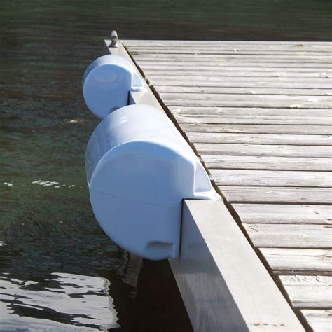 Accessories for a floating dock with barrels