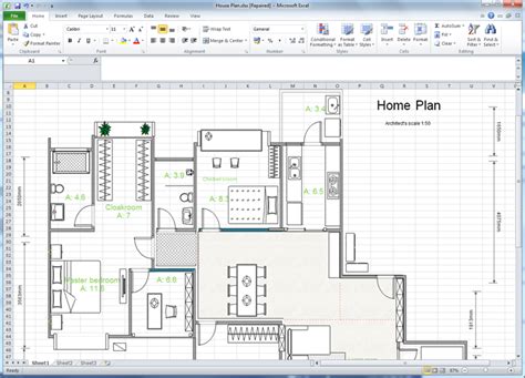 Free Floor Plan Template for Excel Users