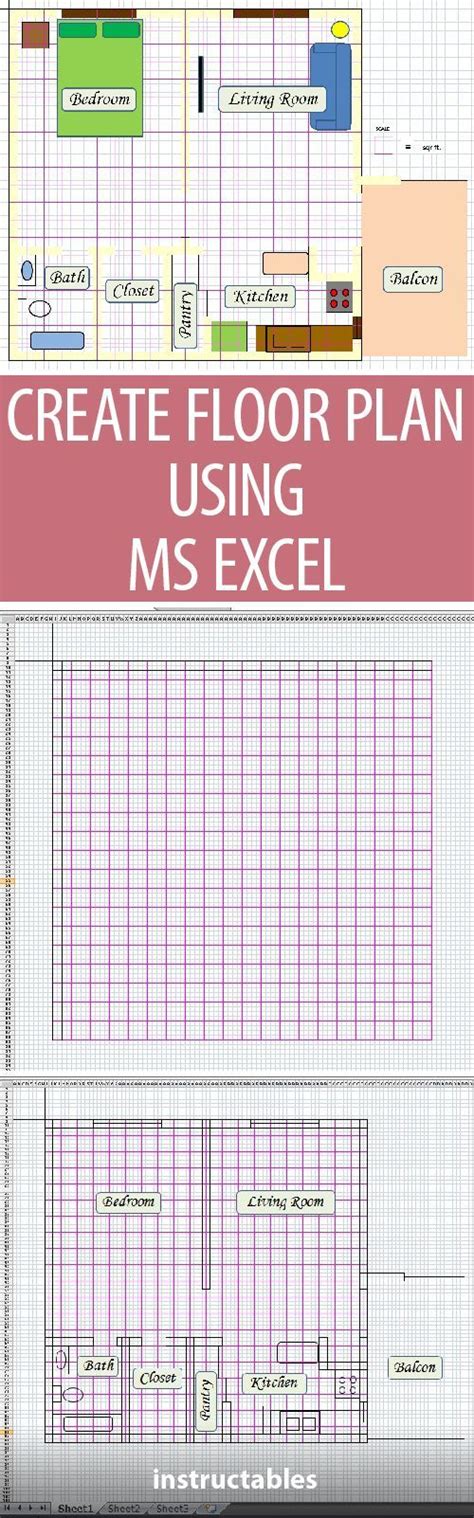 Excel Floor Plan Template