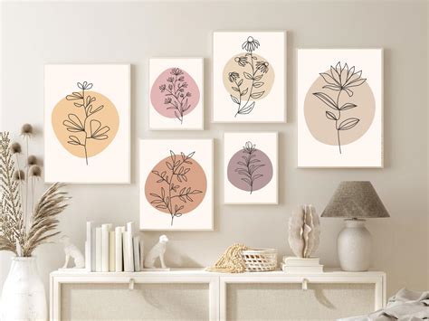 Floral Boho Art Printables for Elegance and Sophistication