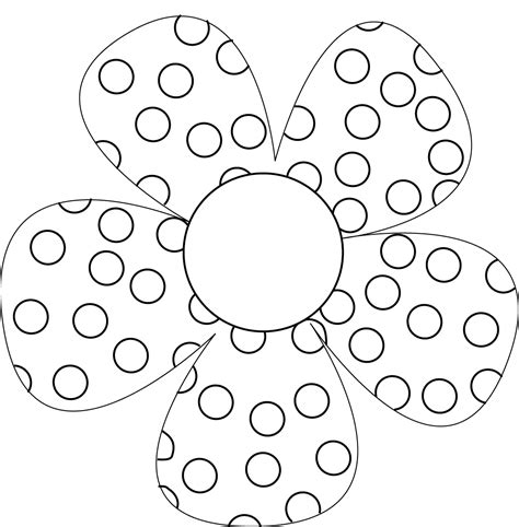 Floral Dot Painting Templates