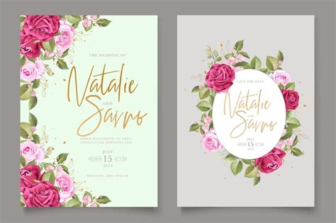 Floral Invitation Template