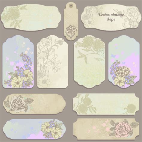 Floral delight labels