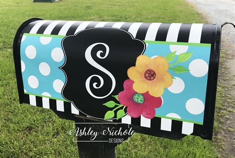 Floral Mailbox Template