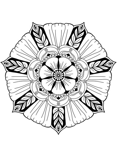 Floral Mandala Design