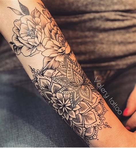 Floral Mandala Tattoo