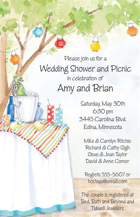 Floral Outdoor Event Invitation Templates