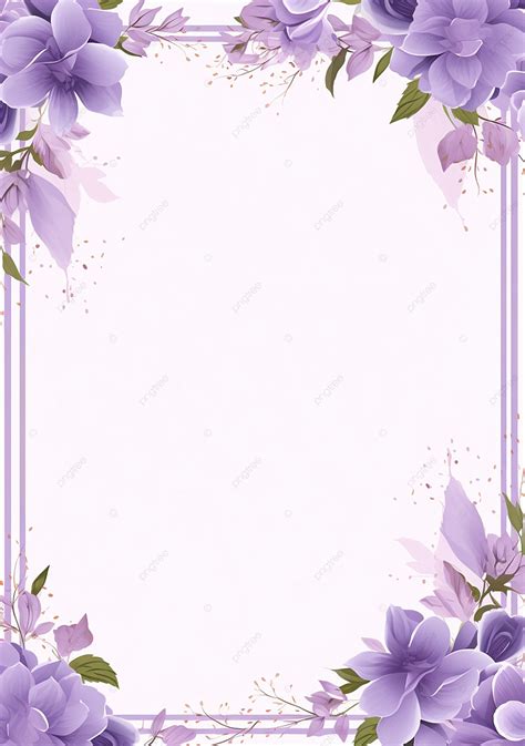 Floral page border