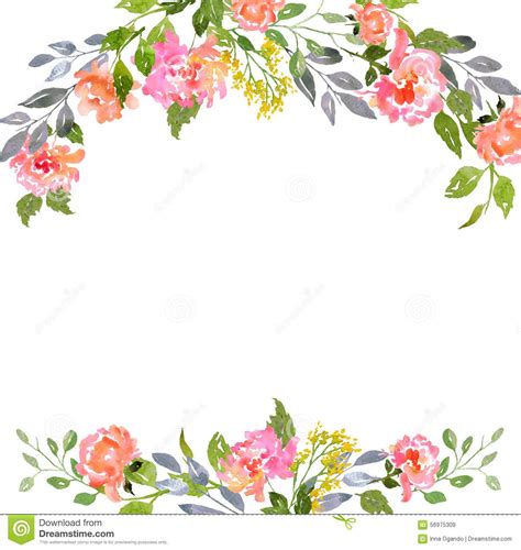 Floral Photocard Template Designs