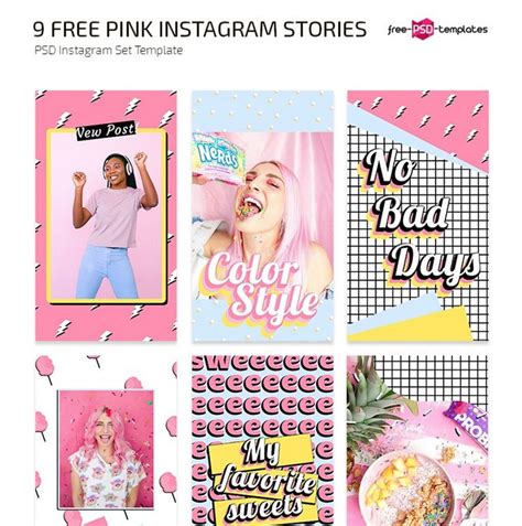 Floral Pink Instagram Story Template