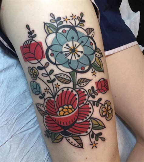 Floral Tattoo Design