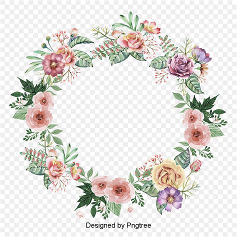 Floral Wreath Google Slides Template