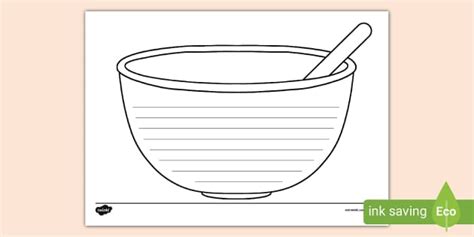 Floral Wreath Soup Bowl Template