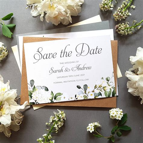 Floral Wreath Wedding Invitation