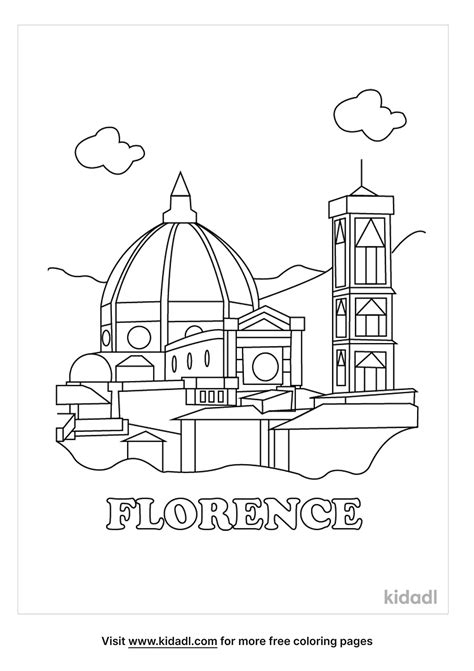 Florence Coloring Pages