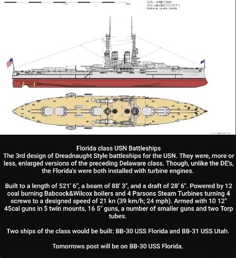 Florida Class Battleships