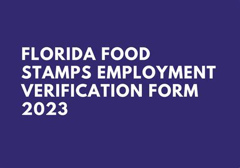 Florida Food Stamps Interview Phone Number