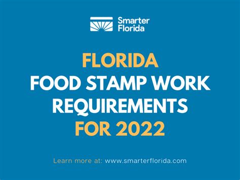 Florida Food Stamps Work Requirements and Exemptions