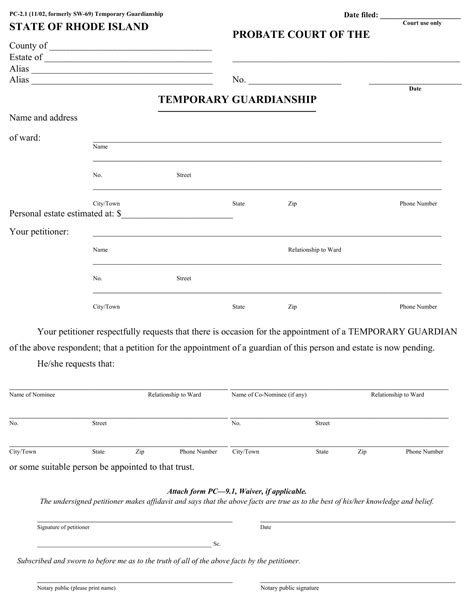 Florida Guardianship Forms