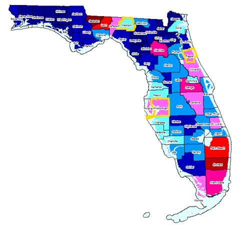 Florida Zip Code Map