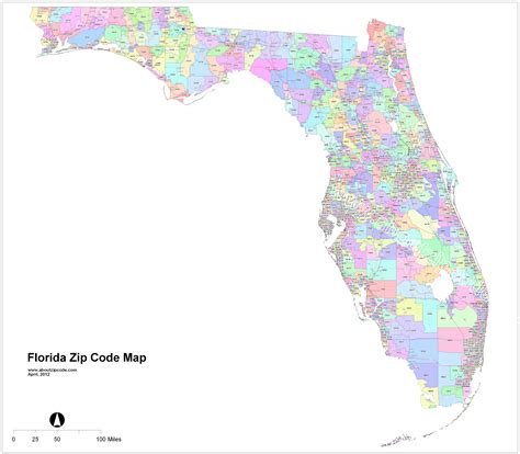 Florida Zip Code Map Practical Applications