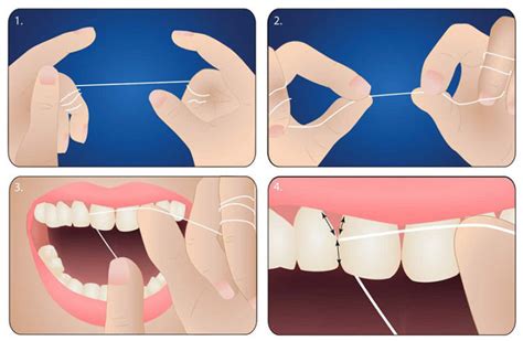 Proper flossing techniques