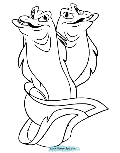 Flotsam and Jetsam Coloring Page