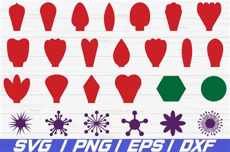 Flower Petal Template SVG