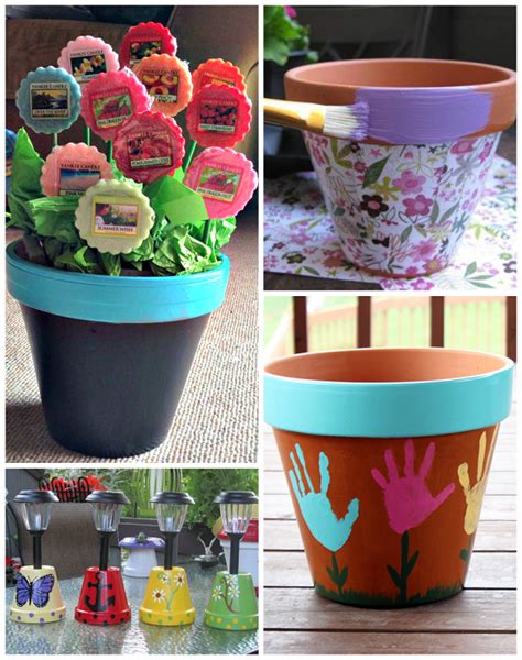 Flower pot ideas for mom