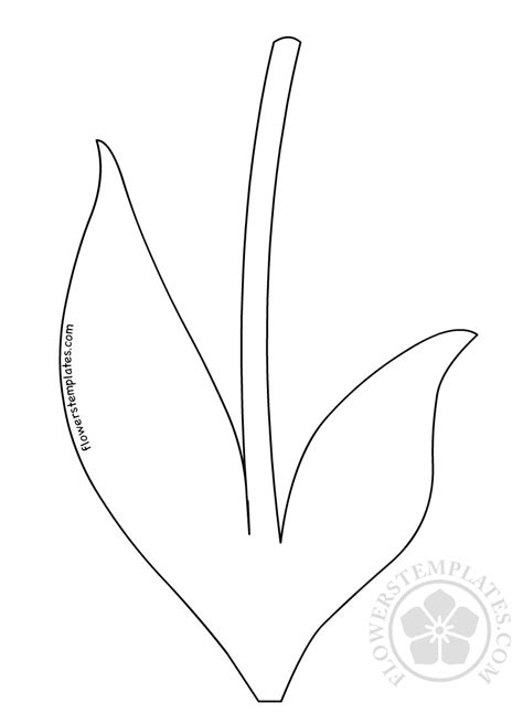 Flower Stem Template Excel